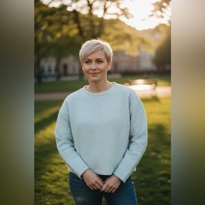 A New Day Light Blue Quilted Top